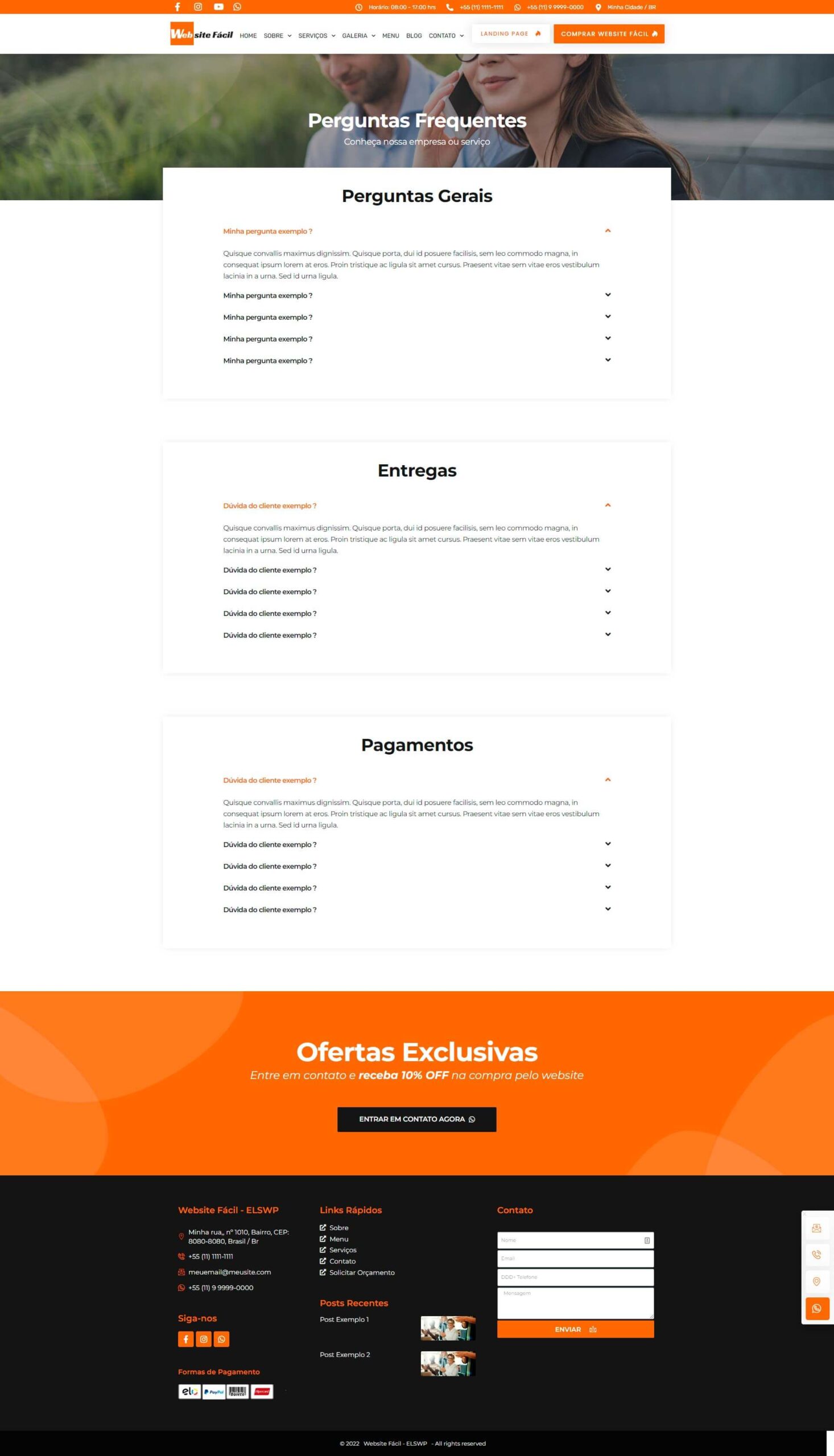 FAQ – Website Facil – ELSWP