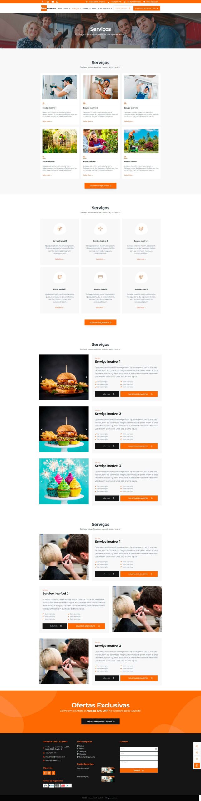 Servicos – Website Facil – ELSWP